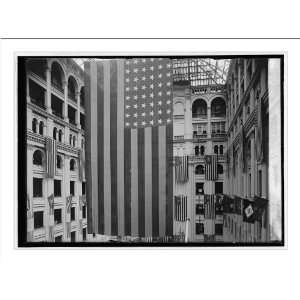  Historic Print (L) American Flag at Post Office []