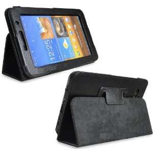  Samsung Galaxy Tab 7.7 Leather Folio Case for Tablet Black 