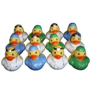  One Dozen (12) Doctor Rubber Ducks Toys & Games