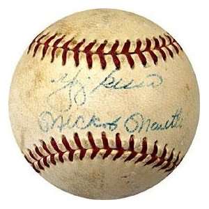   Harridge American League   Autographed Baseballs