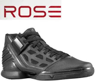 NEW Adidas AdiZero Derrick ROSE 2.0 BLACK Basketball Shoes Mens 