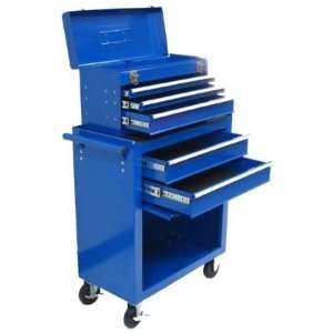  Excel Metal Rolling Cabinet Tool Chest Combo w/ 6 Drawer 
