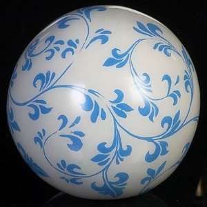  Misty Blue on White Background Decorative Ball