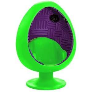  5.1 Sound Egg Chair   Bright Green/Purple Electronics
