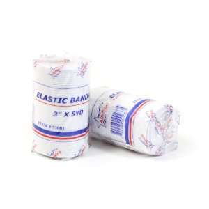 Americo 73001 Elastic Bandage with Clips, Each bag has 12 Rolls, White 