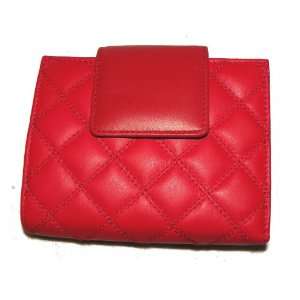  Buxton Red Zip Cardex Quilted Leather Wallet Everything 
