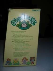Cabbage Patch Kid Coleco 1984 Blonde Doll in BoxTeeth  