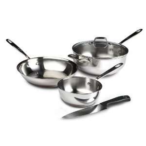 Emerilware Stainless Steel 4 Piece Chefs Essentials Set  