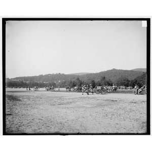Light artillery drill,hand battery,West Point,N.Y.