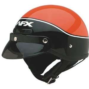  AFX FX 7 Two Tone Half Helmet Small  Orange Automotive