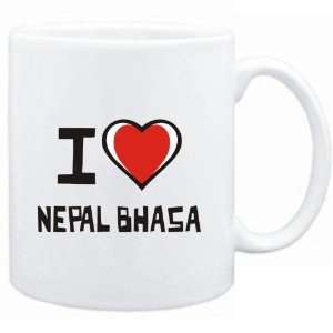  Mug White I love Nepal Bhasa  Languages Sports 