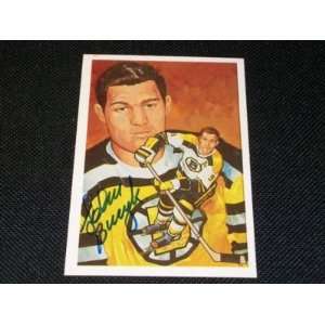 John Bucyk Auto Signed 1983 NHL HOF Card #181 JSA N