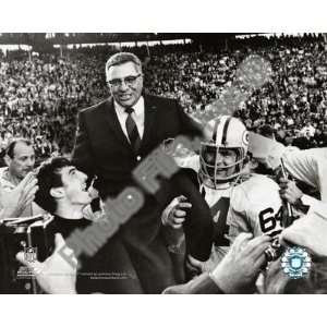 com Vince Lombardi Being carried off the field after the Packers beat 
