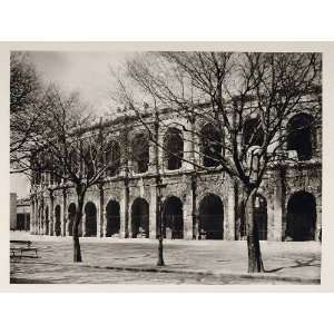  1927 Arena Roman Amphitheater Bullring Nimes France 