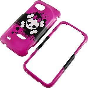  Hot Pink Cutie Skull Protector Case for HTC Rezound 