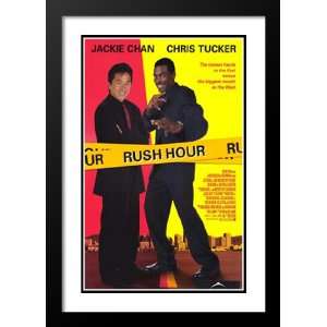 Rush Hour 32x45 Framed and Double Matted Movie Poster   Style A   1998 