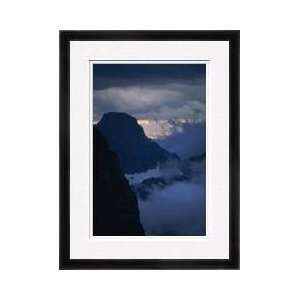  Peaks At Logan Pass Glacier National Park Montana Framed 