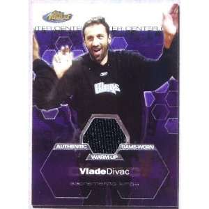  Vlade Divac 2003 04 Topps Finest Jersey Card #125 Sports 
