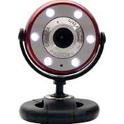 Product Image. Title Gear Head WC1200RED Webcam   1.3 Megapixel   Red 