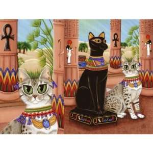    Temple of Bastet Egypt Bast Goddess Cat Art Mug