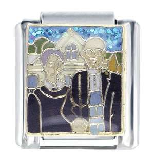 American Gothic Painting Italian Charms