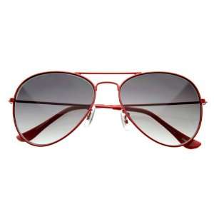   Candy Color Coated Classic Metal Aviator Sunglasses
