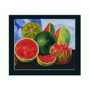 Art Reproduction Oil Painting   Viva La Vida, Watermelons with New Age 