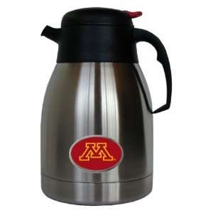  Minnesota Gophers Coffee Carafe 2 Liter Stainless Steel 