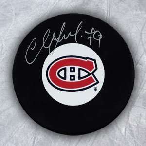  ANDREI MARKOV Montreal Canadiens SIGNED Hockey Puck 