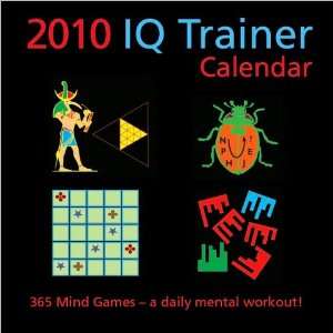 2010 IQ Trainer Calendar Puzzle a Day / Desk / Box Calendar 365 Mind 