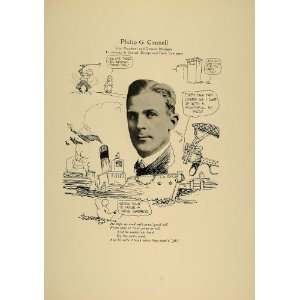 1923 Print Philip G. Connell Fitzsimons Dredge Dock Co.   Original 