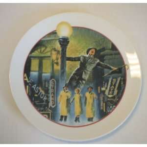 Vintage Gene Kelly Singing in the Rain Collectible Commemorative Plate