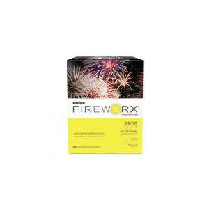  Fireworx Colored Paper, Lemon Zest, 24lb, 8 1/2 x 11 