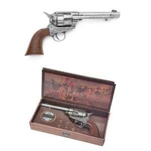    Western Army Pistol With Antique Gray Finish