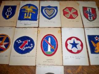 Lot 11 US Army Patches WW2 Air Force Military  