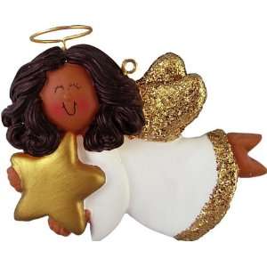  7001 Angel with Star Female African American Personalized 
