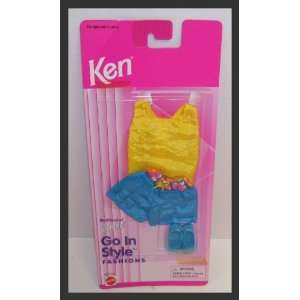  Ken Barbie Boyfriend Go in Style Fashions Yellow Top 