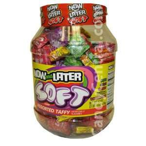 Now and Later Soft Taffy Assorted Tub Grocery & Gourmet Food