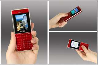 Versio B100 Quadband Red Dual Sim FM Bar T Mobile GSM 2G World Phone 