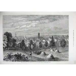  1875 Fine Art View Taunton Town Agricultural Society