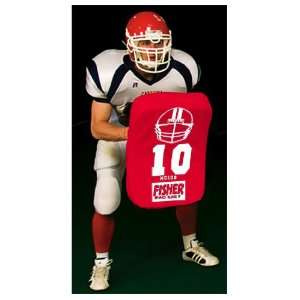  Fisher HD100 Curved Body Football Hand Shields RED 24 X 16 