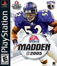 Madden NFL 2005 Sony PlayStation 1, 2004  