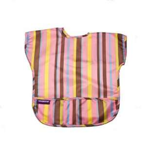   Waterproof Coverall Pink Stripe t with matching large pocket Baby