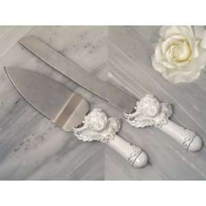    Baby Keepsake Heaven Sent collection cake and knife set Baby