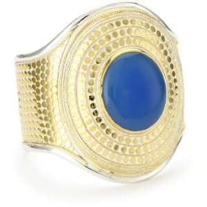 Anna Beck Designs Gili Large Blue Chalcedony Cuff Bracelet