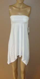 HURLEY WHITE DRESS SKIRT COVER UP SEXY NWT $53 XSMALL  