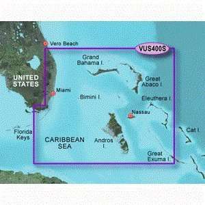  Garmin VUS400S   Walkers Cay to Exuma Sound   SD Card GPS 