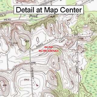  USGS Topographic Quadrangle Map   Jordan, New York (Folded 