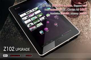 10.2 Inch Multi Touch Resistive Screen Zenithink Z102 Upgrade Android 