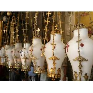  Lamps over the Stone of the Anointing, Church of the Holy 